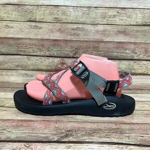Chaco Pink and Gray Sandals